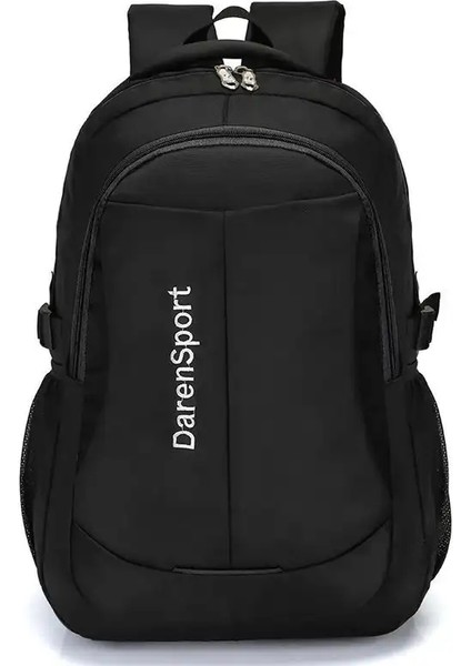 Oxford Omuz Sırt Çantası Moda Hafif Su Geçirmez Seyahat Dizüstü Sırp Çekiş Büyük Kapasiteli Giyim Dalı Öğrenci Okul Çantası Renk: Siyah/boyut: L (50X32X20CM) (Yurt Dışından)