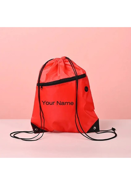 Özelleştirilmiş Kişiselleştirilmiş Ad Drawstring Sırt Çantası, Fitness Hediye Depolama Için Ideal Okula Ideal (Yurt Dışından)