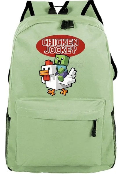 Yeni Tavuk Jokey Erkek Kadınlar Shouder Sırt Çantası Komik Çizgi Oyunu Tavuk Jokey Omuzları Çanta Anime Okul Çantaları Erkekler Renk: 12 (Yurt Dışından)