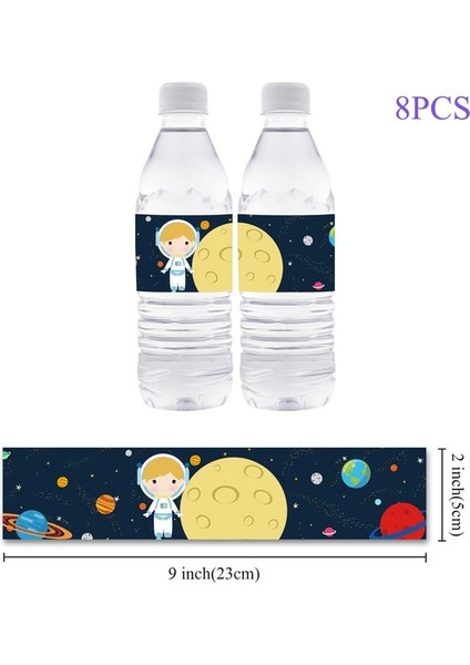 Çocuk Etiketleri 8 Adet Uzay Astronot Hediye Kutuları Şeker Çanta Sarma Doğum Günü Partisi Malzemeleri Bebek Duş Spaceman Çocuklar Için Doğum Günü Dekor Erkek (Yurt Dışından)