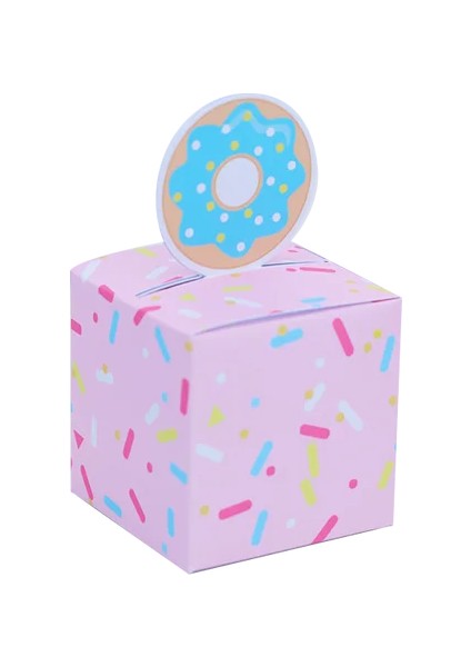 Donut2 5 Adet Hiçbir Etiket Dahil Çocuklar Doğum Günü Partisi Için Iyilik Kutusu 5 Adet Donut Denizkızı Çiftlik Hayvanı Kuğu Uzay Şeker Hediye Çanta Orman Safari Ikram Kutusu Bebek Duş (Yurt Dışından)