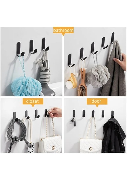 6 Adet-Kırmızı 6 Adet Duvara Monte Kanca Yerden Tasarruf Sağlayan Elbise Çantası Askı Kancaları Kendinden Yapışkanlı Duvar Asılı Tutucu Rafları Banyo Mutfak Aletleri (Yurt Dışından) indirimleri