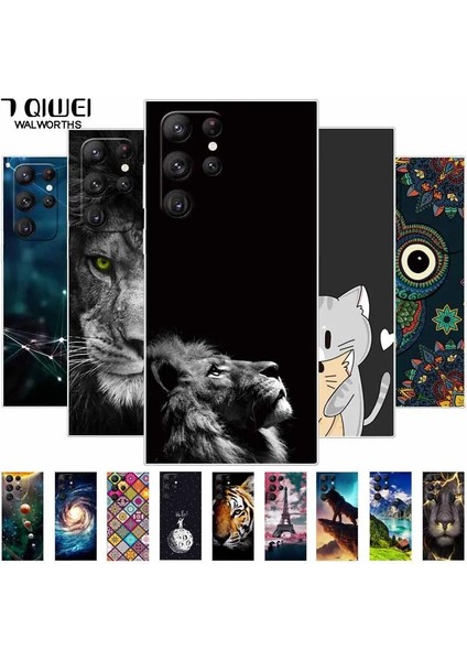 57 S23 Plus Funda Samsung Galaxy S23 Ultra 5g Kılıf S23PLUS Ince Tpu Uzay Ormanı Silikon Kapak GALAXYS23 S23 Plus S 23 Çapa Çanta (Yurt Dışından) fiyatları