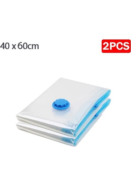 2 Adet 40X60 1/5/10 Adet Peluş Oyuncaklar Saklama Çantası Vakum Saklama Torbaları Yatak Yastıklar Havlu Elbise Yerden Tasarruf Sağlayan Hediye El Pompası Vakum Poşeti Paketi (Yurt Dışından)