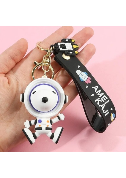 Stil 6 Yaratıcı Astronot Köpek Anahtarlık Sevimli Karikatür Uzay Köpek Bebek Asılı Hediye Adam Araba Çanta Anahtarlıklar Kız Anahtarlık (Yurt Dışından)