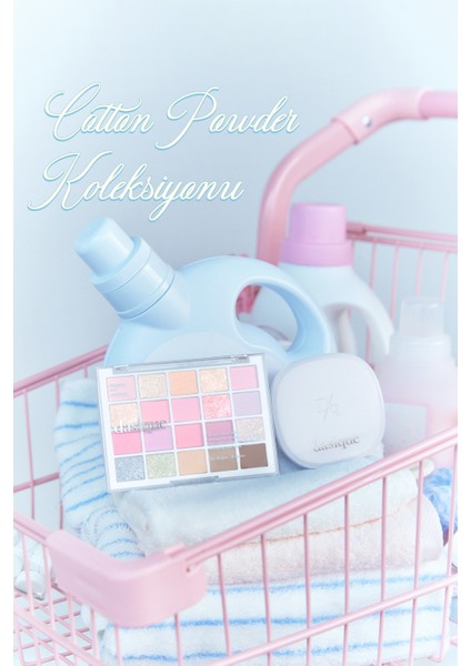 Sebum Dengeleyici, Pürüzsüz Bitiş Sunan, Transparan Kompakt Pudra DASIQUE Soft Cotton Powder