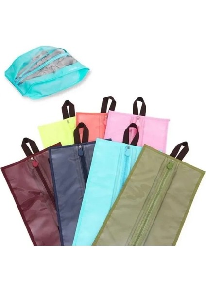 Winered Yeni Pvc Ayakkabı Saklama Çantası Seyahat Öğeleri Taşınabilir Organizatör Su Geçirmez Toz Geçirmez Yerden Tasarruf Askı Ev Dekor (Yurt Dışından) indirimleri