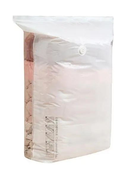 Xl Pratik Vakum Saklama Kesesi Yeniden Kullanılabilir Düzenli Tutun Yerden Tasarruflu Yorgan Giysi Saklama Vakum Torbası (Yurt Dışından)