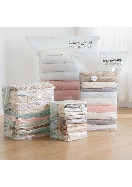 Xl Pratik Vakum Saklama Kesesi Yeniden Kullanılabilir Düzenli Tutun Yerden Tasarruflu Yorgan Giysi Saklama Vakum Torbası (Yurt Dışından) fiyatları