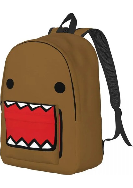 Domo Kun Doll Face Cool Sırt Çantası Sporları Lise Işleri Erkekler Için Sevimli Komik Day Çekme Kadın Dizüstü Bilgisayar Tuval Bagscolor: Gösterildiği Gibi/boyut: Çocuklar Için (Yurt Dışından)