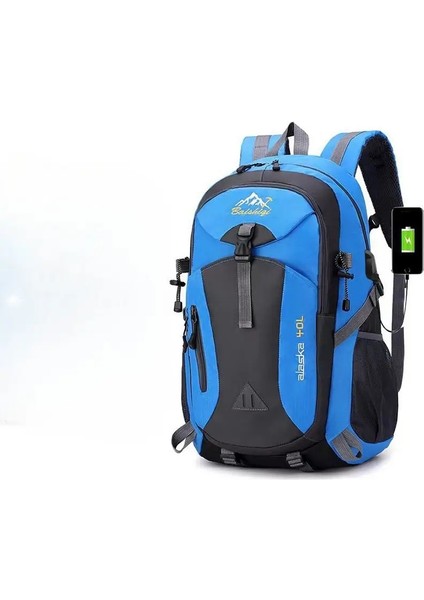 Klasik Sırt Çantası Naylon Su Geçirmez Erkekler Gündelik Açık Seyahat Sırt Çantası Erkekler ve Kadınlar Spor Spor Sırt Çantası Eğlence Seyahat Çantası Renk: Yükseltilmiş 4 (Yurt Dışından)