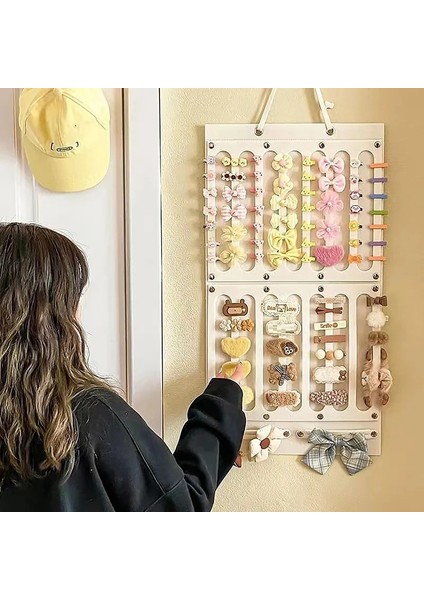 Bga Saç Fiyonkları Organizatör Duvar Asılı Büyük Kapasiteli Kafa Bandı Tutucu Saç Tokası Depolama Askı Yerden Tasarruf Sağlayan Aksesuar Kız Odası Için (Yurt Dışından) indirimleri