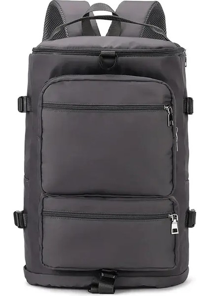 Kadınlar Büyük Seyahat Sırt Çantaları Su Geçirmez Şık Gündelik Gündelik Çantalar Bagaj Kayışı Sırt Çantası ile Bayanlar Spor Yoga Bagaj Çantaları Renk: Gri (Yurt Dışından)