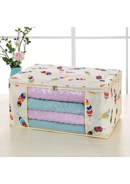 Renk 4 Xl-Yaklaşık 66X40X28CM Çiçek Desenli Katlanabilir Elbise Saklama Kutusu, Yorgan Düzenleyici Kılıf, Yerden Tasarruf, Ev Yatak Takımı, Kazak Konteyner Çanta, 1 Parça (Yurt Dışından) fiyatları