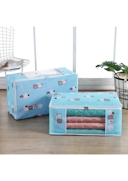 Renk 4 Xl-Yaklaşık 66X40X28CM Çiçek Desenli Katlanabilir Elbise Saklama Kutusu, Yorgan Düzenleyici Kılıf, Yerden Tasarruf, Ev Yatak Takımı, Kazak Konteyner Çanta, 1 Parça (Yurt Dışından) fırsatları