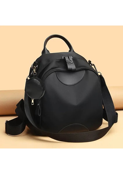 Kadınlar Sırt Çantası Moda Oxford Kumaş Okul Çantası Larg Kapasite Rahat Seyahat Sırt Çantası: Siyah (Yurt Dışından)