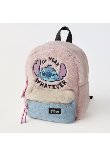 Disney Mickey Mouse Cartoon Moda Sırt Çantası Kadınlar Minnie Canvas School Bag Moda Büyük Kapasite Sırt Çantası Kızlar Mochila Renk: A4 27X22X8CM (Yurt Dışından)