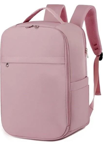 Erkekler 40X20X25 Kabin Çanta Açık Seyahat Hafif El Bagaj Sırt Çantası Kısa Mesafeli Sırt Çantası Iş Bilgisayar Çantası Renk: Pembe (Yurt Dışından)