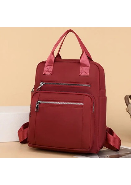 Kadınlar Sırt Çantası Seyahat Sıradan Su Geçirmez Oxford Omuz Çantaları Kadın Büyük Kapasiteli Çanta Sırt Çantası Çok Fonksiyonlu Okul Packcolor: Mavi/boyut: 27X14X30CM (Yurt Dışından)