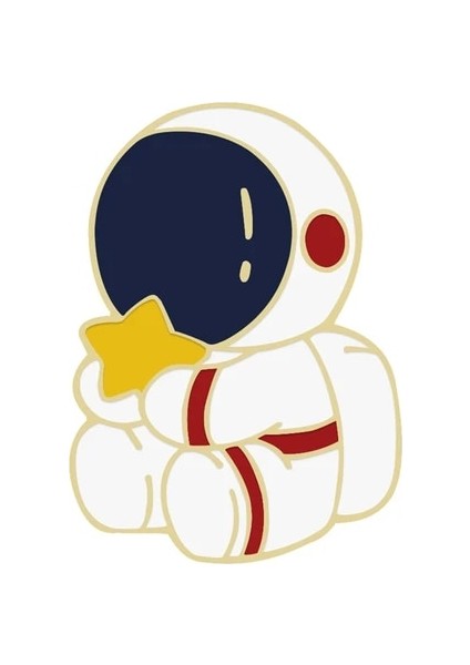 Stil 20 Karikatür Gezegen Astronot Balina Emaye Pimleri Yaratıcı Uzay Ay Yıldız Galaxy Roket Broş Havacılık Çanta Yaka Rozetleri Takı Hediye (Yurt Dışından)