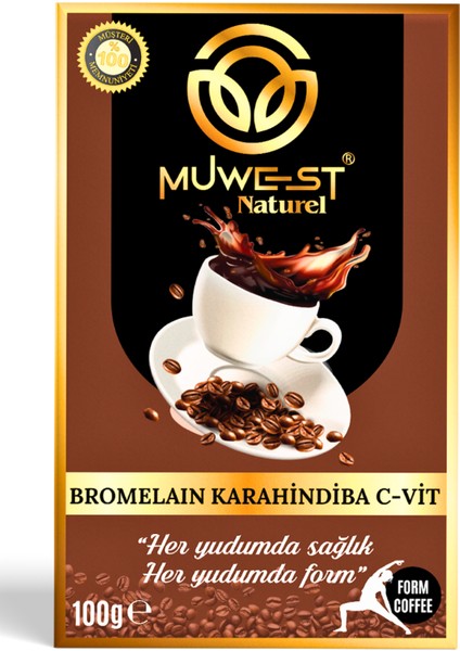 Naturel Bromelain Kahve