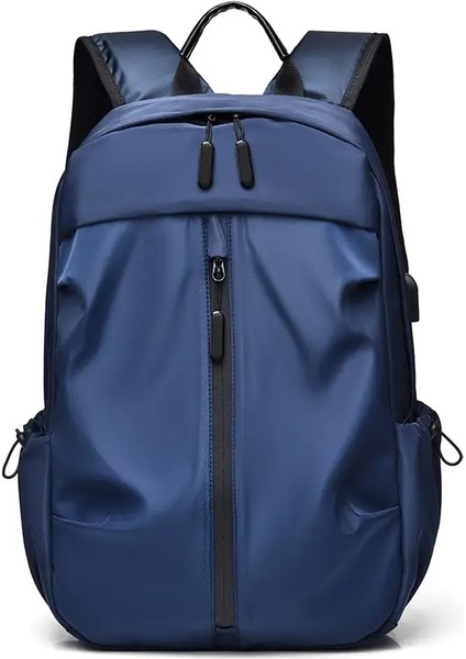 Sırt Çantası Erkek Iş Sırt Çantaları Açık Bilgisayar Çantası Gündelik Öğrenci Seyahat Sırt Çantası Dizüstü Bilgisayar Çantası Sac De Lüks Femme Renk: Mavi/beden: Tek Beden (Yurt Dışından)