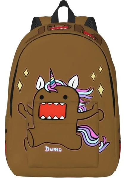 Jdm Domo Kun Bebek Yüzü Moda Sırt Çantası Dalı Öğrenci Işleri Erkekler Için Sevimli Komik Daybak Çiçeği Kadın Dizüstü Bilgisayar Tuval Çantaları Renk: 2/boyut: Çocuklar Için (Yurt Dışından)