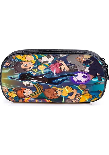 3pcs Set Inazuma On Bir Omuz Çantaları ile Çocuk Sırt Çantası Kalem Çantası Kızlar Kızlar Anime Okul Çantaları Karikatür Kitap Çantası Mochilas Renk: Kalem CASE002 (Yurt Dışından)