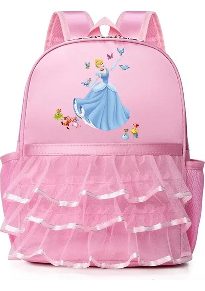Kar Beyaz Prenses Çocuklar Kawaii Çanta Kız Çocuklar Için Pembe Dans Sırt Çantaları Kız Bale Dans Çantaları Bebek Okulu Sırt Çantası Renk: 002/BOYUT: 31CMX26CMX11CM (Yurt Dışından)