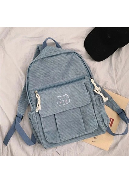 Kadınlar Için Sırt Çantaları Kore Preppy Y2K Estetik Tüm Maç Sırt Çeki Yüksek Kapasiteli Karikatür Tatlı Kızlar Moda Öğrencileri Kol: Siyah Gerçek Fotoğraf (Yurt Dışından)