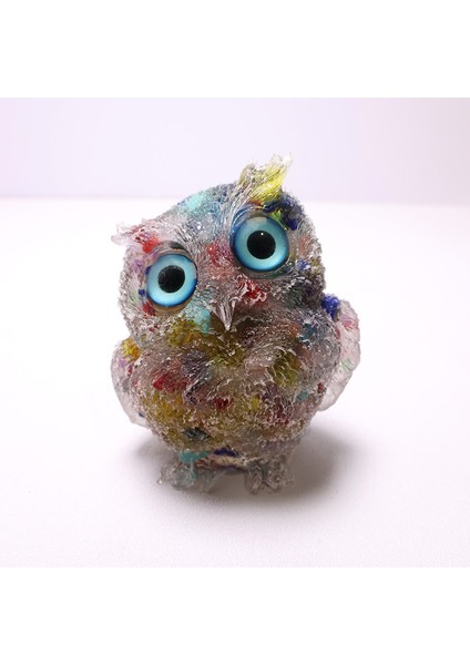 Damla Baykuş Reçine Kristal Kırma Taş Ev Süsü Zanaat Hatıra Hediye Verme Hediye (Yurt Dışından)