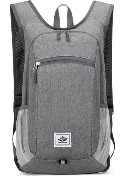 Katlanabilir Sırt Çantası Kamp Yürüyüş Ultralight Folding Seyahat Gündap Çantası Açık Dağlık Sporları Erkekler Için Gündüz Paketi Womolor: Gri (Yurt Dışından)