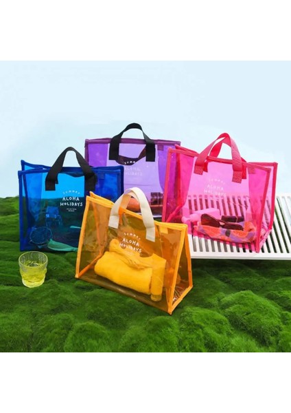 Sarı Alışveriş Çantası Büyük Kapasiteli Yerden Tasarruf Sağlayan Hafif Su Geçirmez Perspektif Çalışma Için Çok Yönlü Depolama Kılıfı (Yurt Dışından) fiyatları