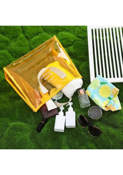 Sarı Alışveriş Çantası Büyük Kapasiteli Yerden Tasarruf Sağlayan Hafif Su Geçirmez Perspektif Çalışma Için Çok Yönlü Depolama Kılıfı (Yurt Dışından) modelleri