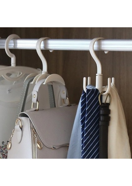 (4-Pençe) Yeşil 360° Dönebilen Askı Kancaları Yerden Tasarruflu Dolap Çanta Rafı Organizatör Tutucu Dolap Eşarp Kemeri Ayakkabı Asılı Depolama Kancaları (Yurt Dışından) modelleri