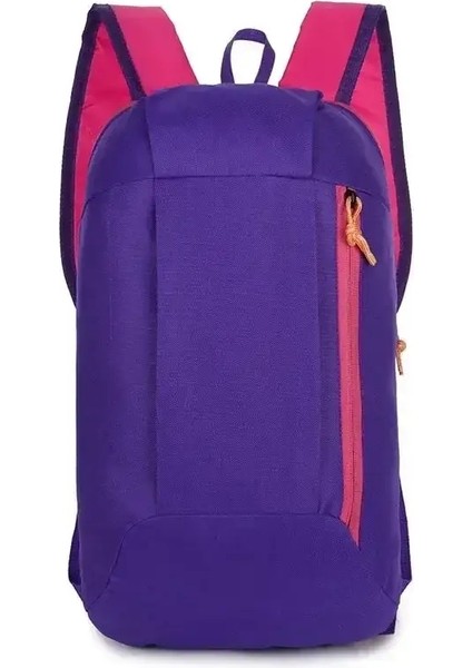 Açık Hafif Küçük Spor Erkekler Sırt Çantası Kumaş Sırt Çantası Şık ve Dış Mekan Kamp Hafif Renk Için Modaya ve Modaya Gizli Sırt Çantası: Mor/boyut: 10 Litre (Yurt Dışından)