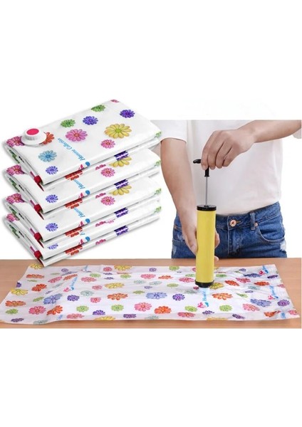 70X100CM 1 Adet Vakum Saklama Torbası Katlanabilir Sıkıştırılmış Çanta Şeffaf Sınır Sıkıştırılmış Uzay Tasarrufu Mühür Çanta Çekmece Organizatör Lf 189 (Yurt Dışından)