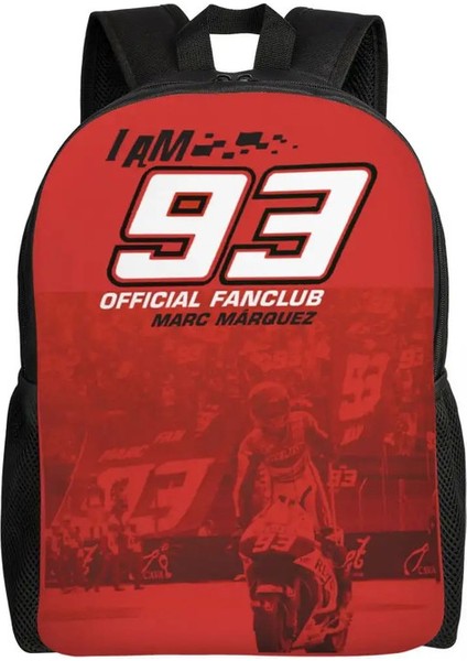 Özel Motosiklet-M-Marquezed Seyahat Sırt Çantası Erkek Kadınlar Okul Dizüstü Bilgisayar Kitap Çantası Koleji Öğrenci Günlük Çantalar Renk: 5/boyut: 16 Inç (Yurt Dışından)
