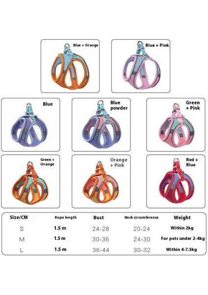 Kedi Tasması Sevimli Yelek Göğüs ve Sırt Kopmaz Yavru Kedi Cırt Cırtlı Güvenlik Tokası Yansıtıcı Evcil Hayvan Yürüyüş Tasması (Yurt Dışından) fiyatları