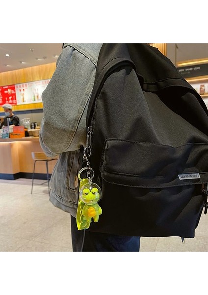 02 Yeni Akrilik Kurbağa Anahtarlık Güzel 3D Uzay Kurbağa Şekil Çanta Anahtarlık Takılar Toka ile Karikatür Hayvan Araba Kolye Doğum Günü Hediyesi (Yurt Dışından) fırsatları