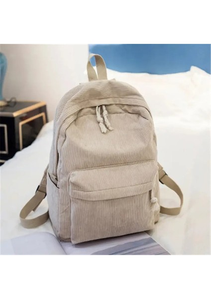 Kişiselleştirilmiş Kadife Okul Çantası Sırt Çantası Eğitimi Genç Koyunaklı Unisex Klasik Kampüs Portcolor Için Hırsızlık Karşıtı Omuz Çantası: Brown (Yurt Dışından)