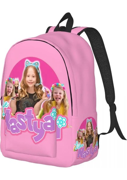 Nastya Fanart Sırt Çantası Gibi Erkekler Kadın Moda Öğrencisi Iş Günlüğü Kawaii Sevimli Kız Koleji Tuval Çantaları Lightweightcolor: Gösterildiği Gibi/boyut: Çocuklar Için (Yurt Dışından)