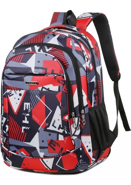 Hem Erkekler Hem De Kadınlar Için Sırt Çantası, 16 Inç Dizüstü Bilgisayarlar, Büyük Kapasiteli Seyahat Çantaları, Iş Için Çok Yönlü ve Schooi Renk: Kırmızı (Yurt Dışından)