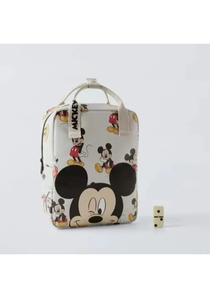 Disney Yeni Mickey Mouse Cartoon Sevimli Çocuk Okulu Çantası Şık Hafif Anaokulu Bagcolor: Mickey Mouse/boyut: 26X20X8CM (Yurt Dışından)