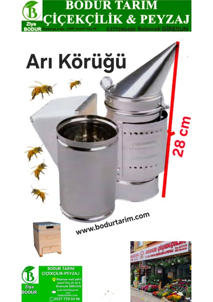 Bulancak Arıcı Körüğü Kovalı Galvanizli Paslanmaz Vinleks Deri