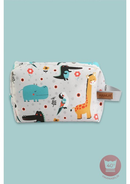 Kirli Temiz Islak Organizer Çantası Animal Bebek Çocuk Kıyafet Çamaşır Anne Makyaj Alezli Çanta modelleri