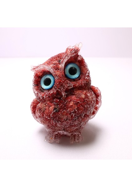 Damla Baykuş Reçine Kristal Kırma Taş Ev Süsü Zanaat Hatıra Hediye Verme Hediye (Yurt Dışından)