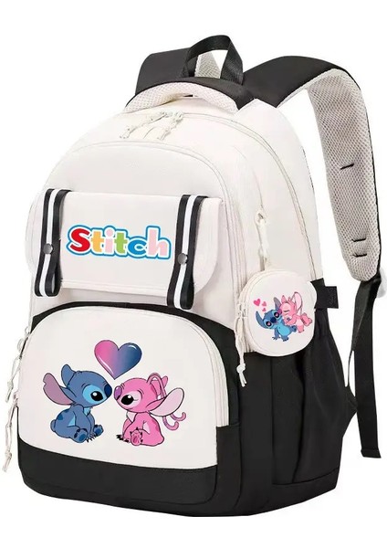 Dikiş Sırt Çantası Popüler Çocuk Teenger Schoolbag Büyük Moda Öğrencisi Pembe Mavi Kitap Çantası Kız Seyahat Kılpma Hediyesi Poza Ile: 032 (Yurt Dışından)