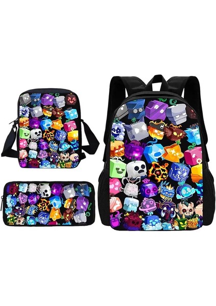 Karikatür Blox Meyveleri Omuz Çantası Pencil Çantalarla Çocuk Okulu Sırt Çantası Erkekler Için Okul Çantaları En Iyi Hediye Renk: XHOO1-TZ-153-A3 (Yurt Dışından)