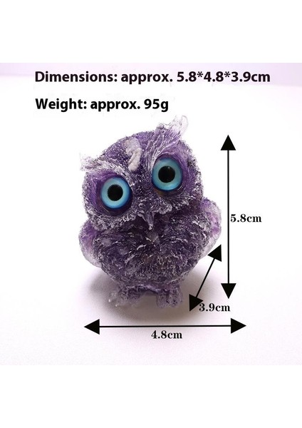 Damla Baykuş Reçine Kristal Kırma Taş Ev Süsü Zanaat Hatıra Hediye Verme Hediye (Yurt Dışından) fiyatları